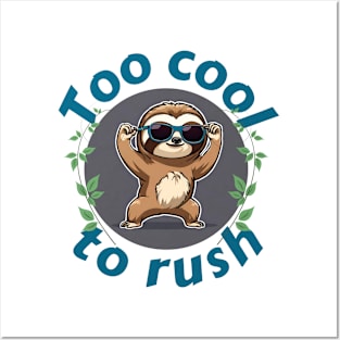 Sloth, too cool to rush Posters and Art